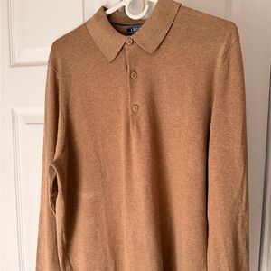Izod Men's Brown Polo Sweater
